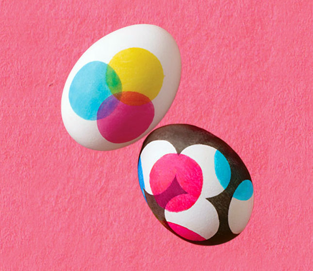 Velikonočna jajca Velikonočni Velikonočni cmyk Večbarvni oblikovalec Grafična ideja Barvanje Moderna sodobna tradicija