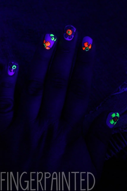 deco nails colors neon
