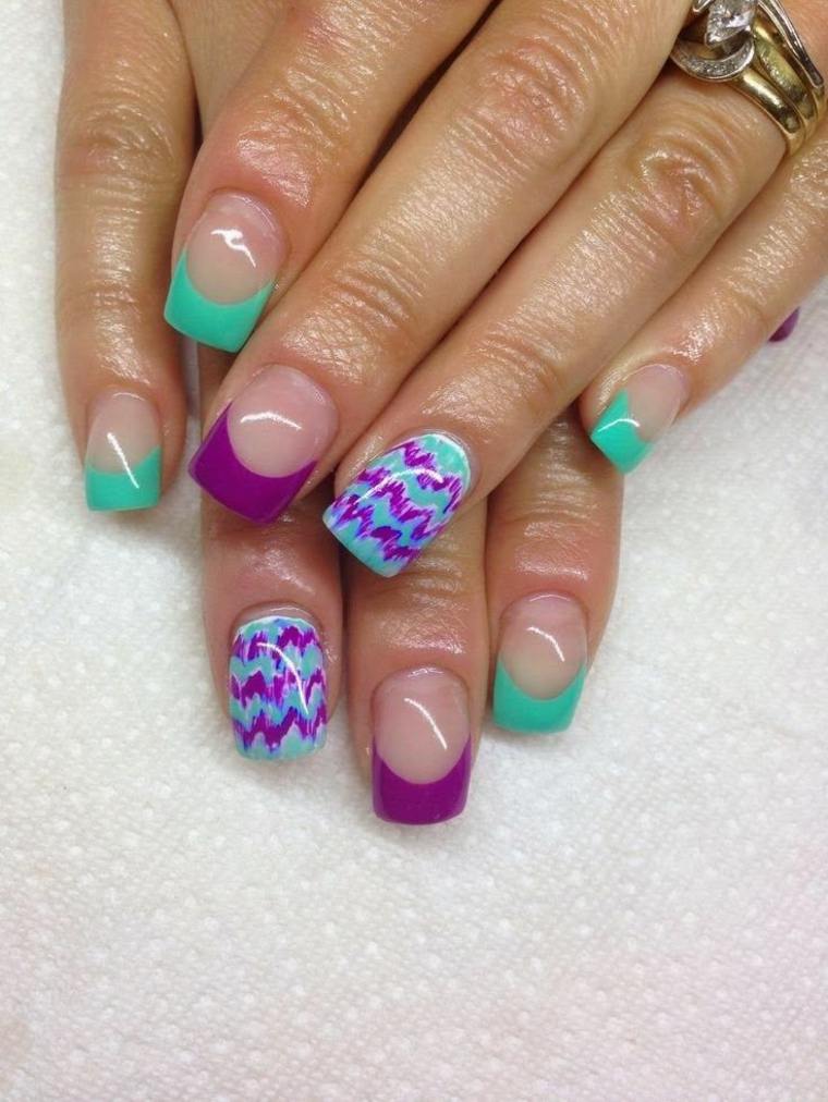 decorative gel nails idea original trend