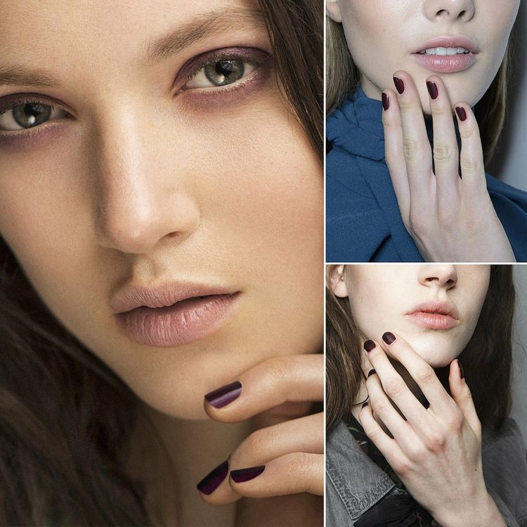 deco nails dark shades