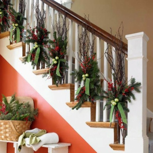 original deco Christmas staircase