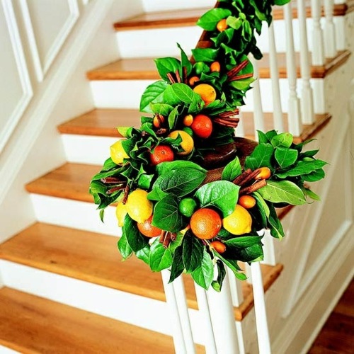 original deco staircase fruits