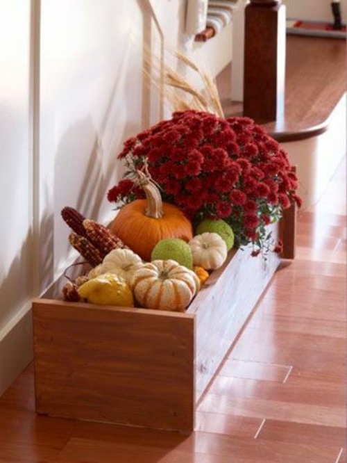 originale deco blomster'automne citrouilles