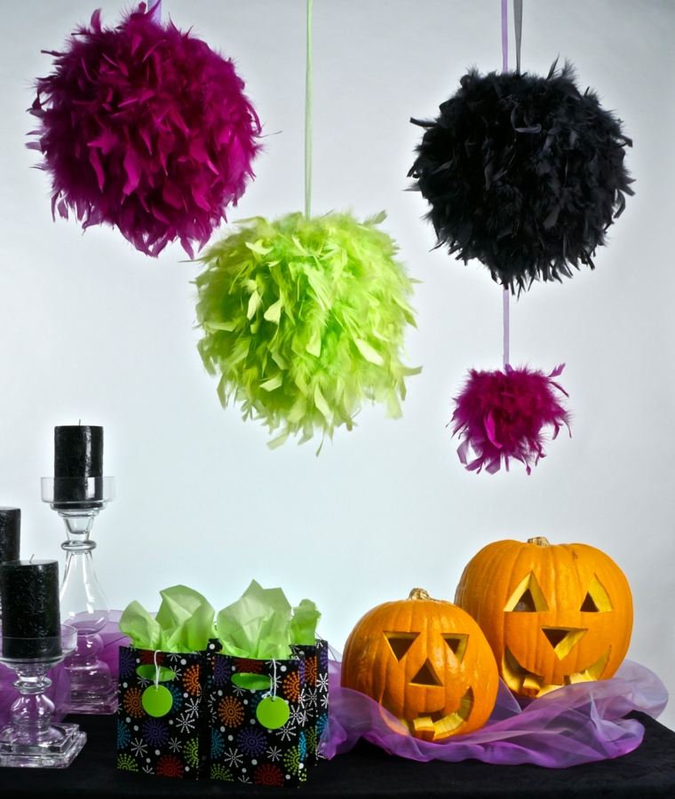 deco halloween hanging bule