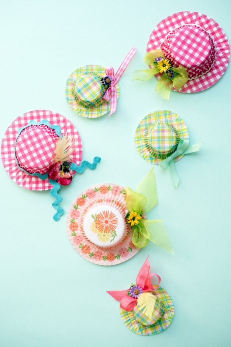 DIY easter diy ideja klobuk karton dekoracijo