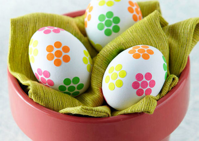 easter original decoration interesting idea of ​​coloring and decoration easter eggs