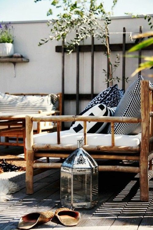 deco small bohemian balcony