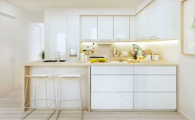 white kitchen deco