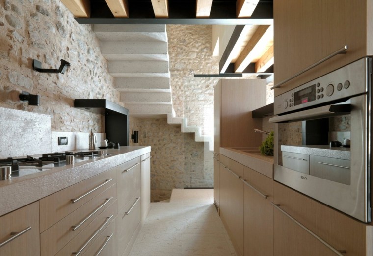 deco stone kitchen modern style wood furniture