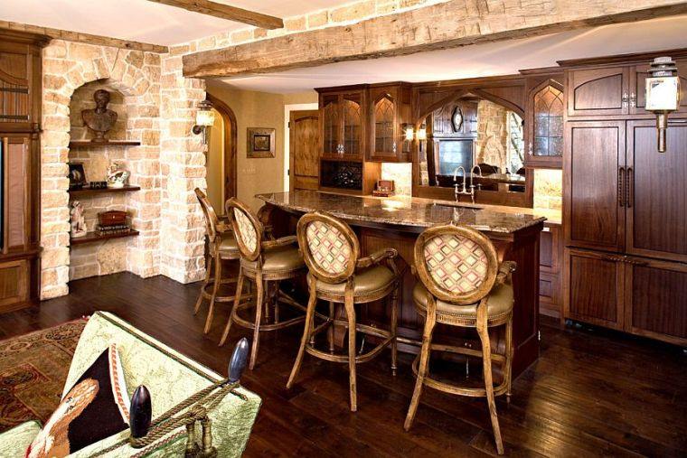 decoration stone kitchen design wall