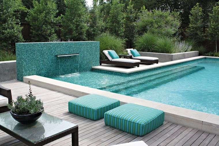 pool wall fountains