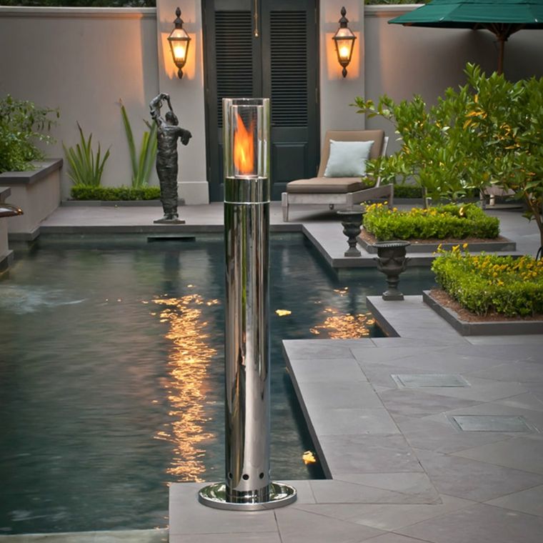 modern pool lamp idea