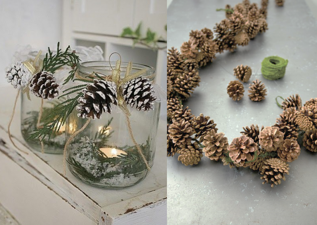 kejayaan bunga pinecone deco jatuh