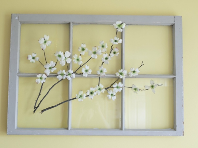 wall idea deco spring tree japanese table