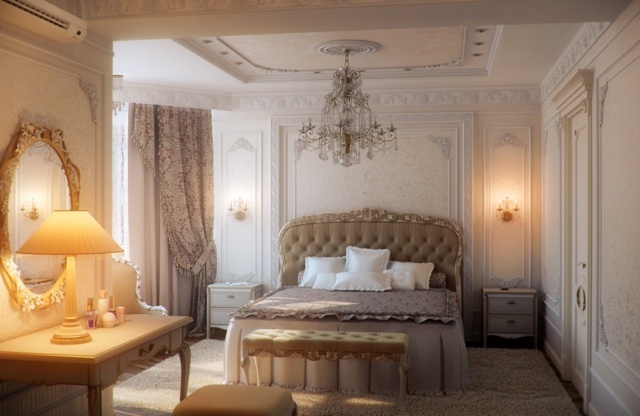 romantic bedroom deco