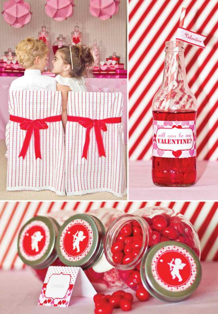 deco table valentine's day romantic idea original diy