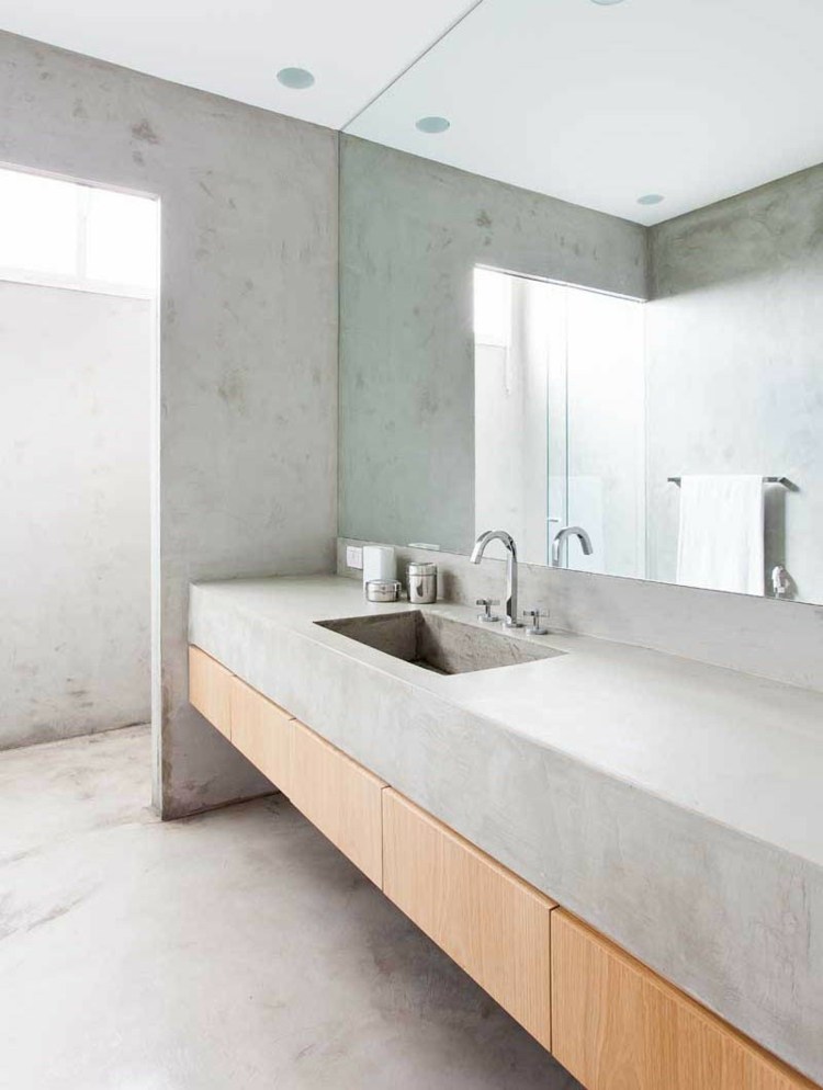 deco bathroom concrete