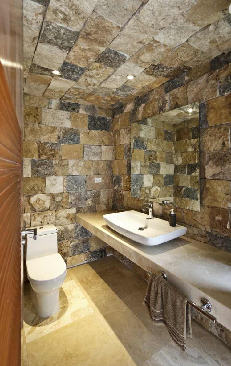 rustic design bathroom deco