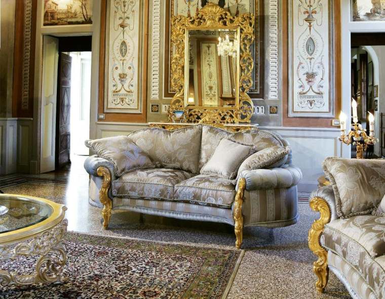 deco baroque lounge sofa design