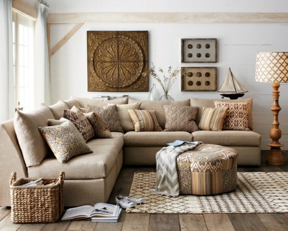 warm beige beige living room deco