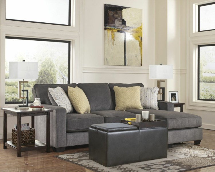 contemporary living room deco neutral shades