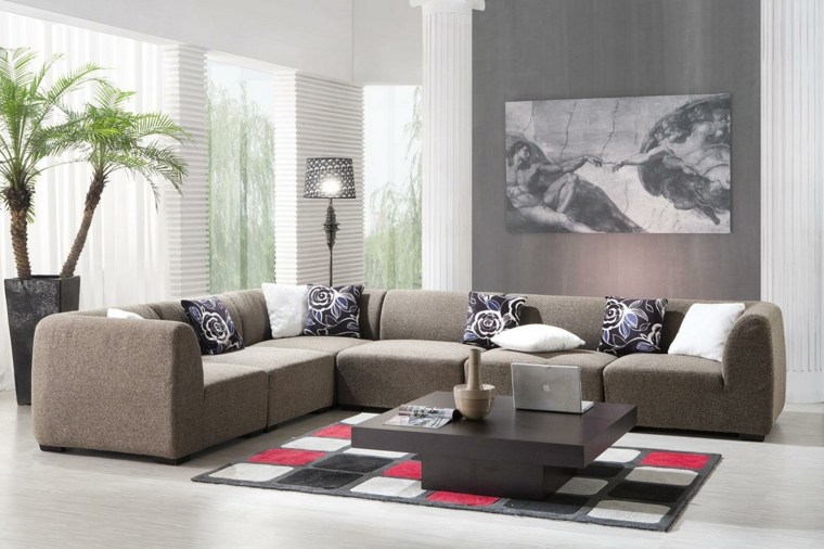 contemporary style living room decoration