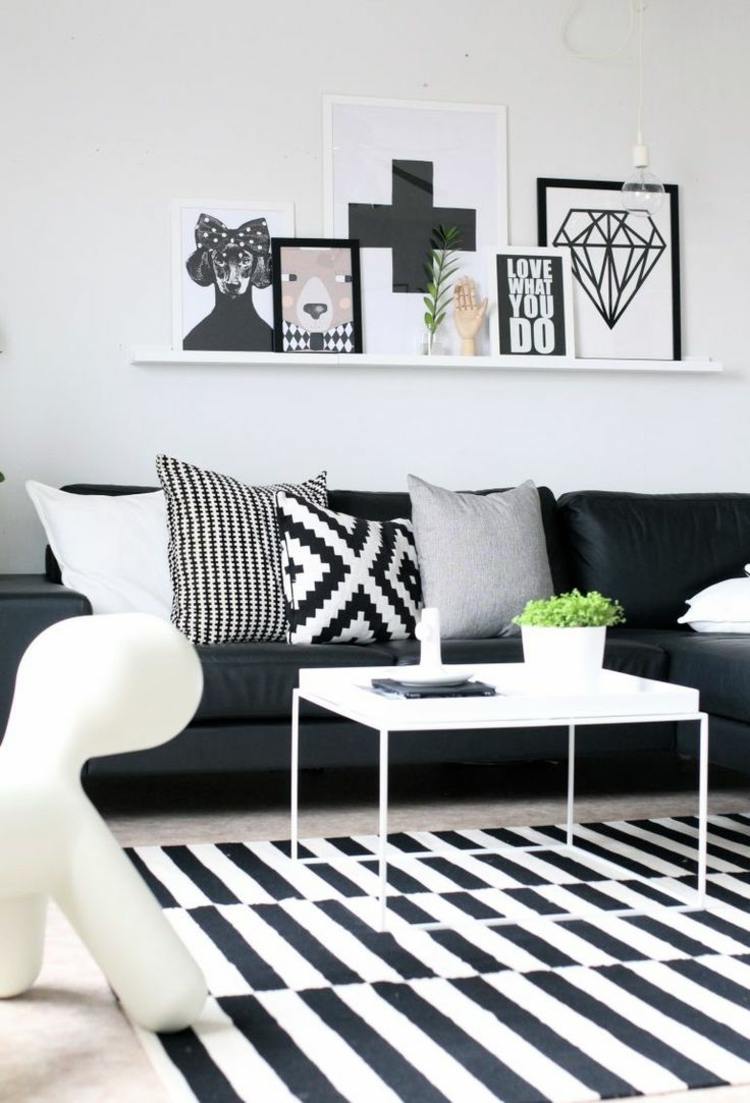 Scandinavian elegant living room deco