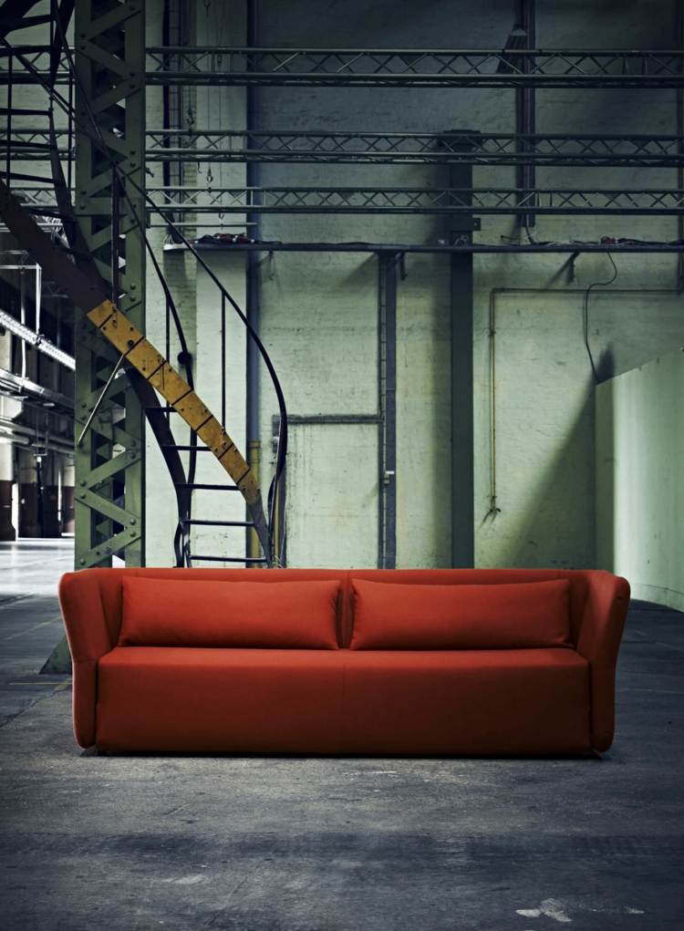 deco industrial lounge sofa