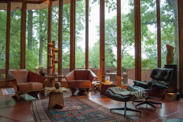 deco living room nature berries forest