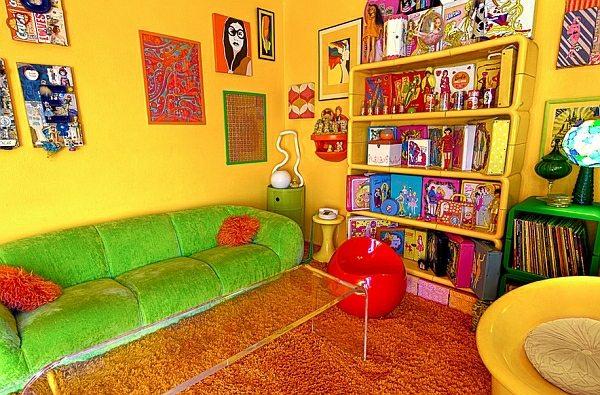 deco living room pop art