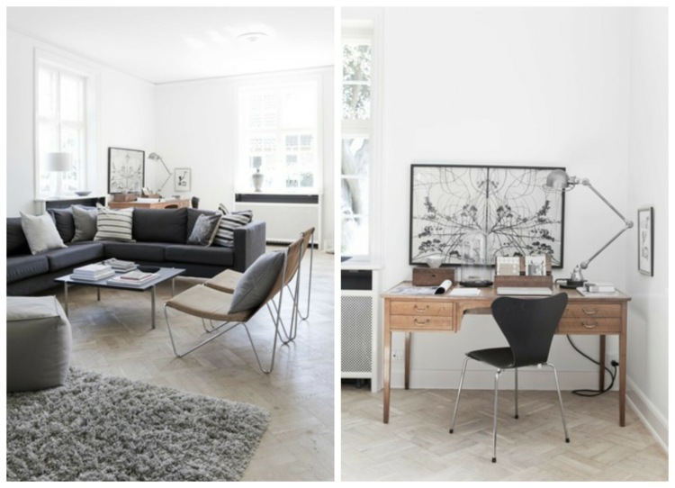 original Scandinavian living room decoration