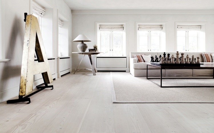 Scandinavian decor minimalist living room