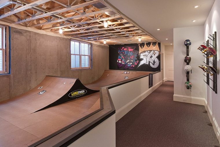 basement design modern design