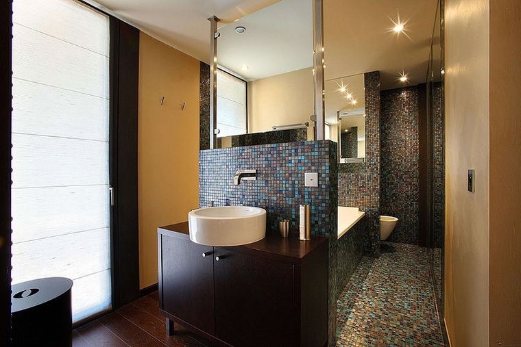 decoration chalet style courchevel bathroom luxury
