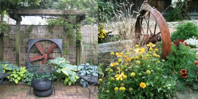 deco garden rustic idea trend flowers plants