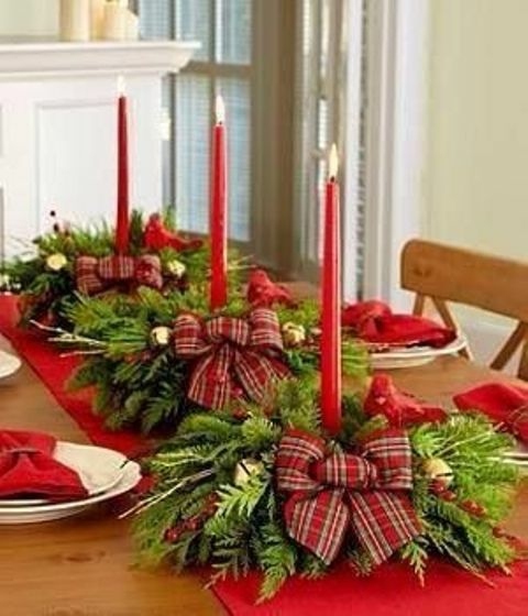 deco bord Noel elegante