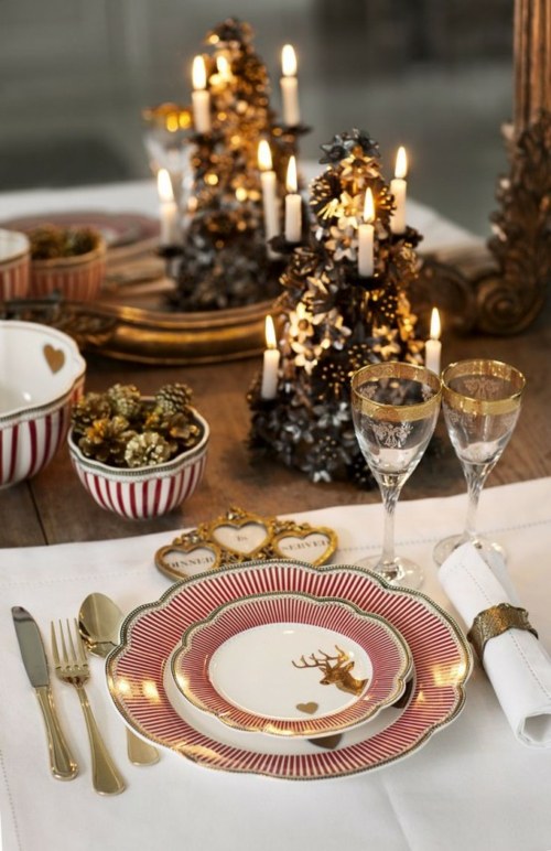 deco interesting Christmas table