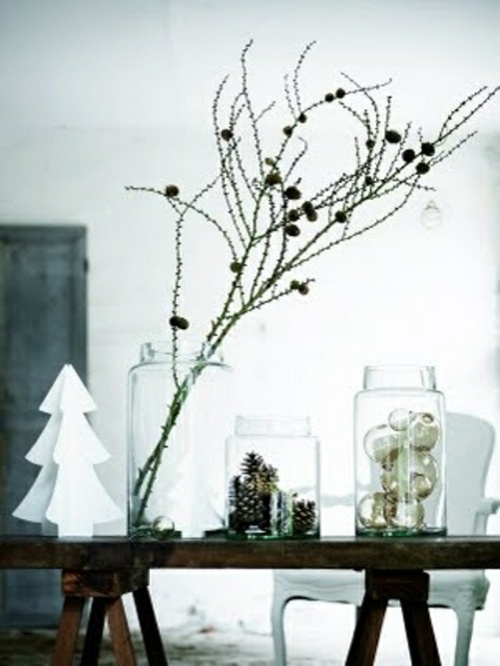 deco natural Christmas table