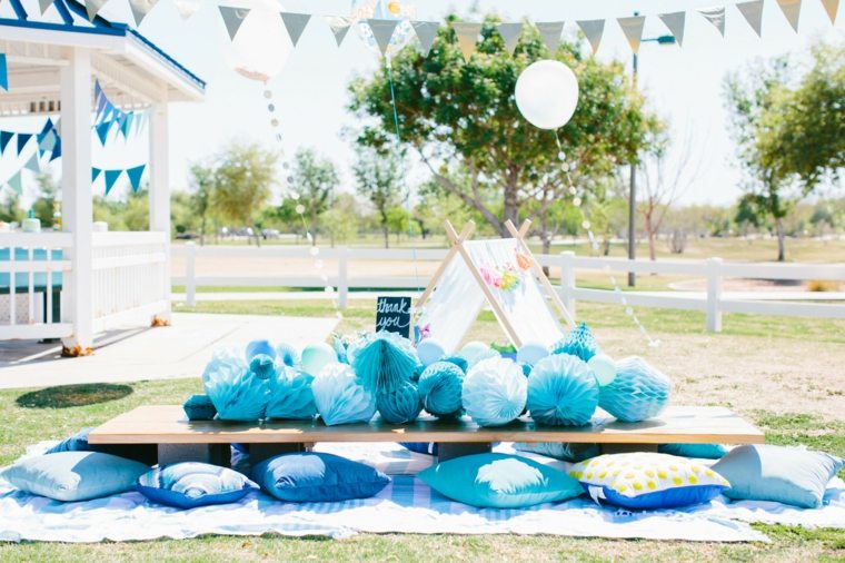 deco birthday table ideas summer child