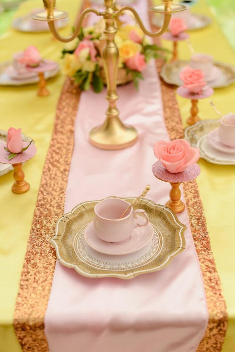 themes decoration girl birthday table