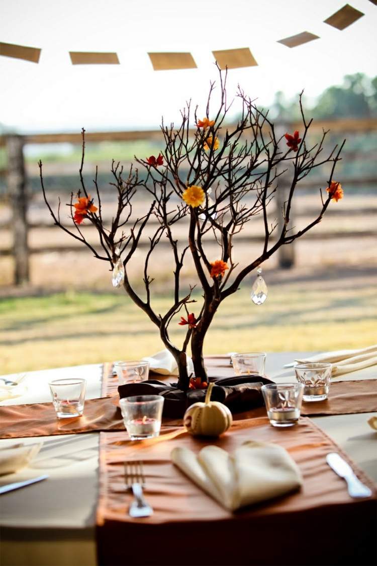 deco table elegant autumn