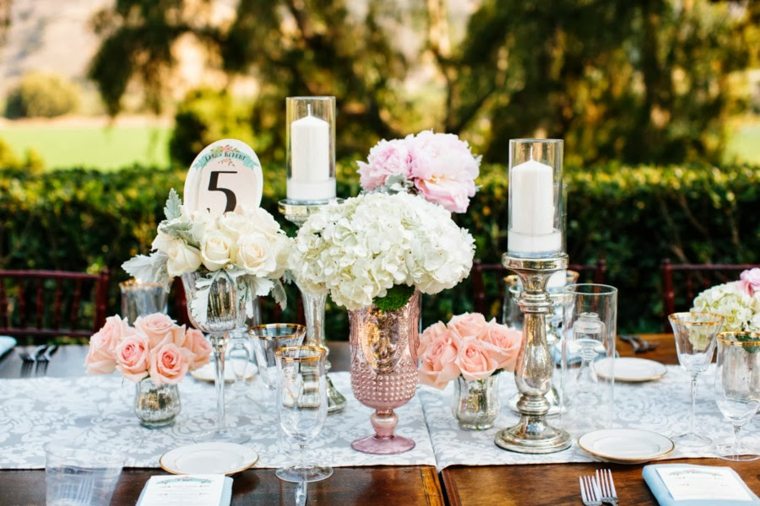 vintage decorations for table wedding decor ideas in white