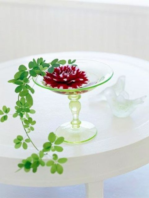 deco red wedding table