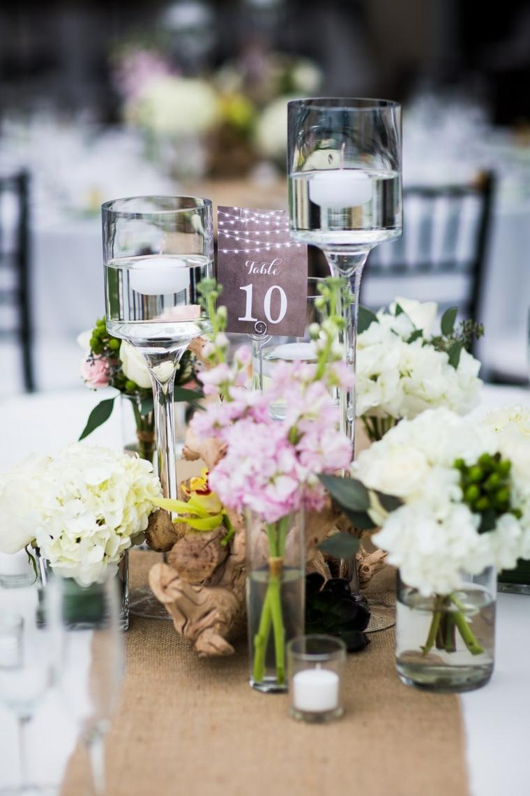 decorate rustic country wedding table