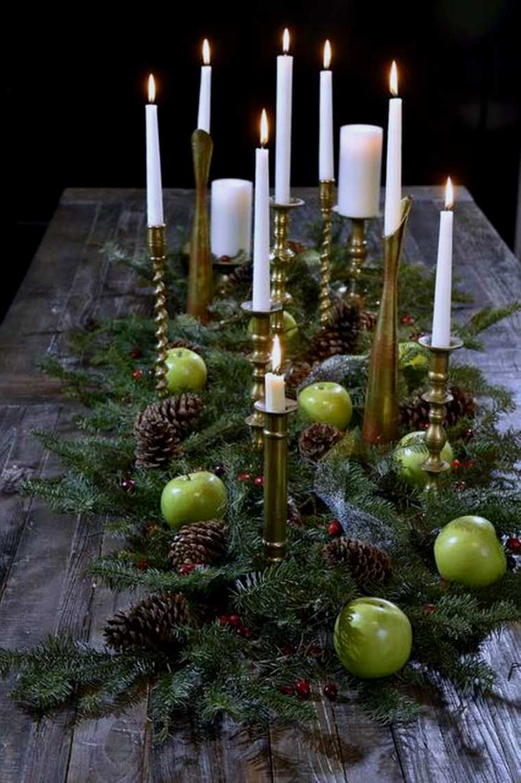 deco fir christmas table