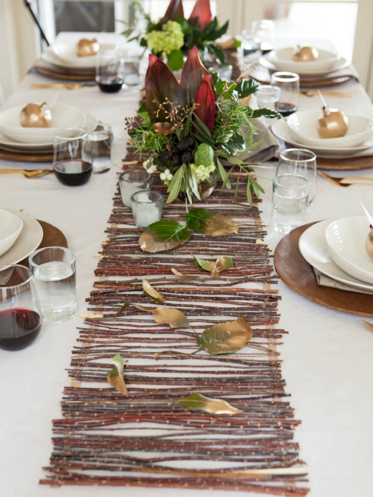 wooden board table decoration