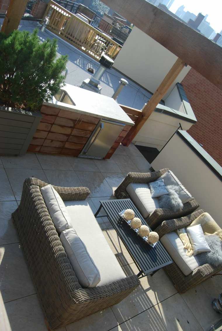 deco contemporary design terrace