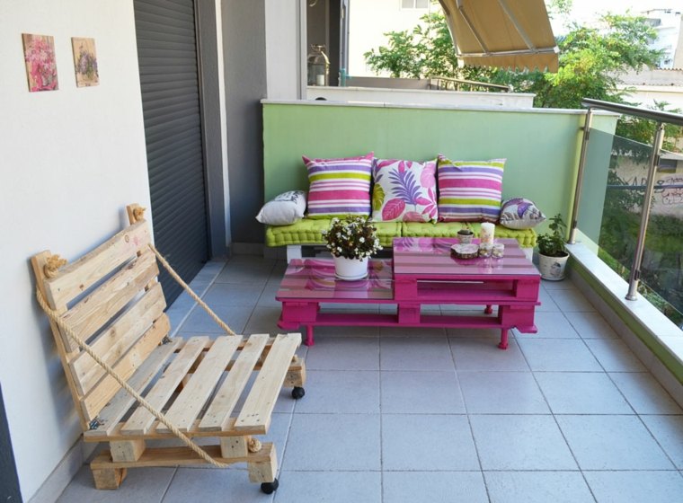 decoration terrace garden furniture pallets