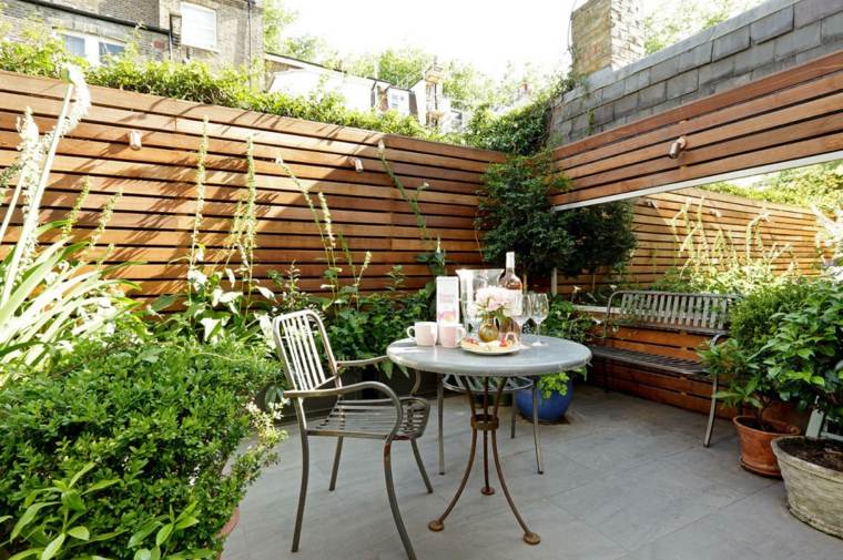 deco terrace modern garden