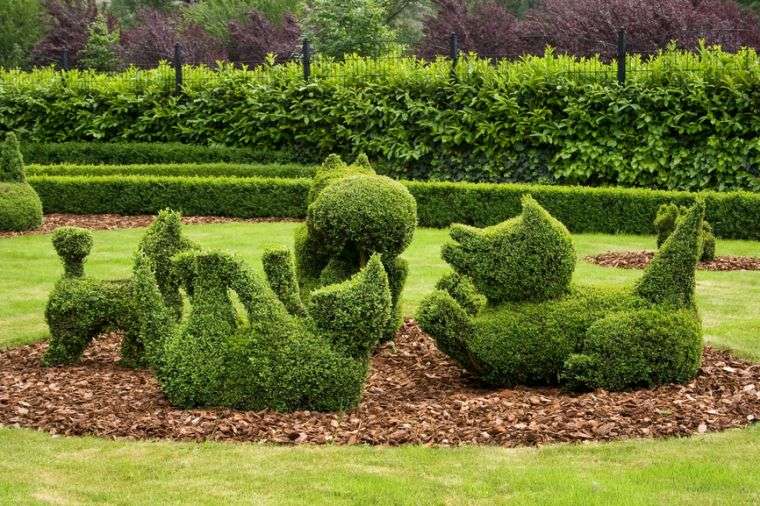 topiary decoration outdoor gardens